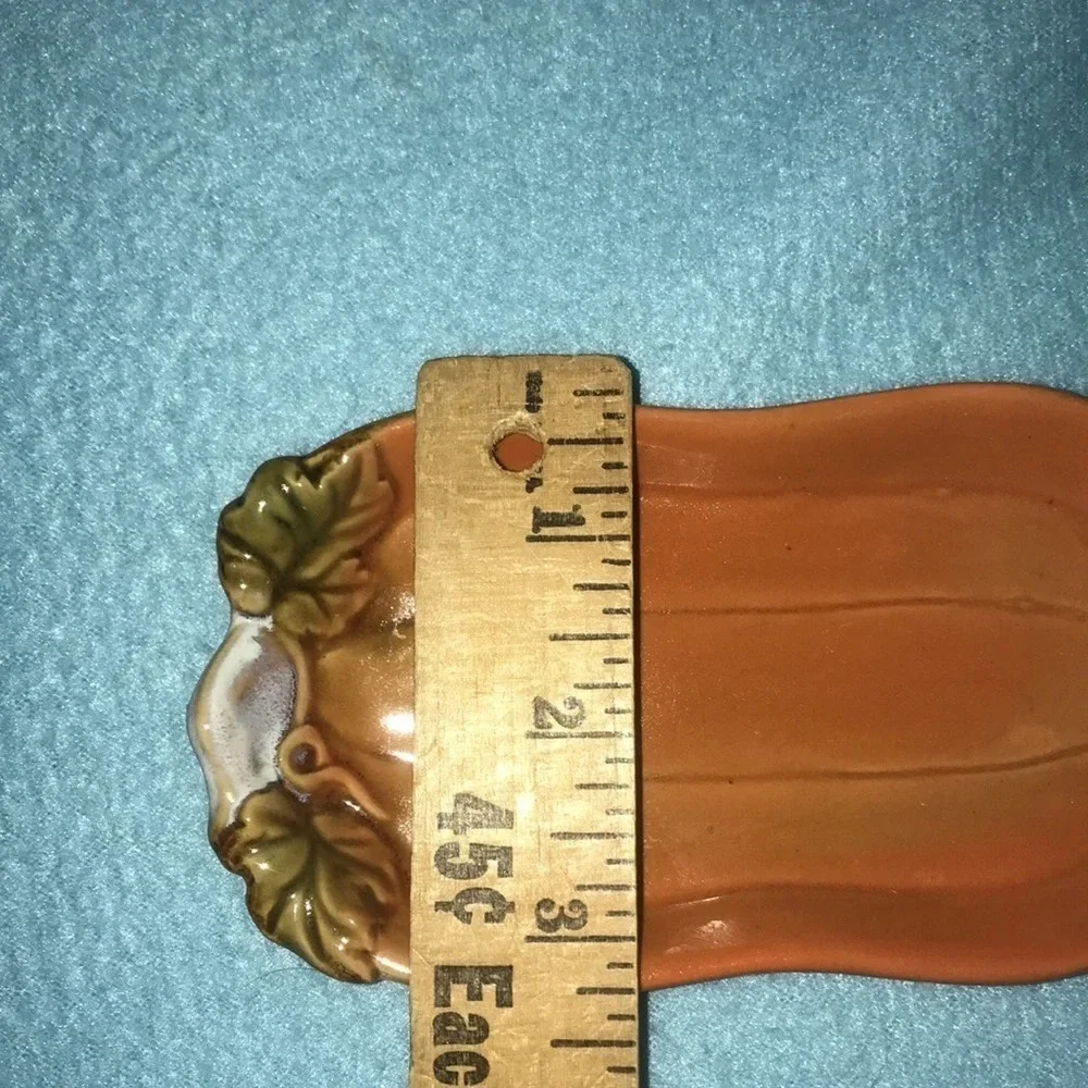 AUTUMN pumpkin soap or trinket dish 5 X 3 inches